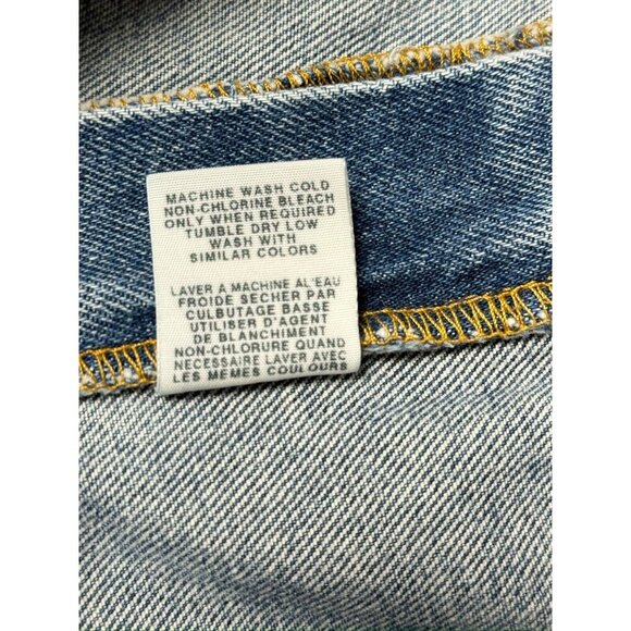 Vintage Polo Ralph Lauren Relaxed Fit Blue Jeans Cut 96572 Baggy Dad Denim - Picture 4 of 12